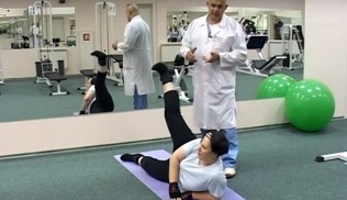 gymnastics as a method of treating varicose veins of the small pelvis